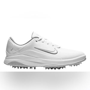 Nike Women’s Vapor Golf Shoes in White and Metallic Silver Size 8 NEW